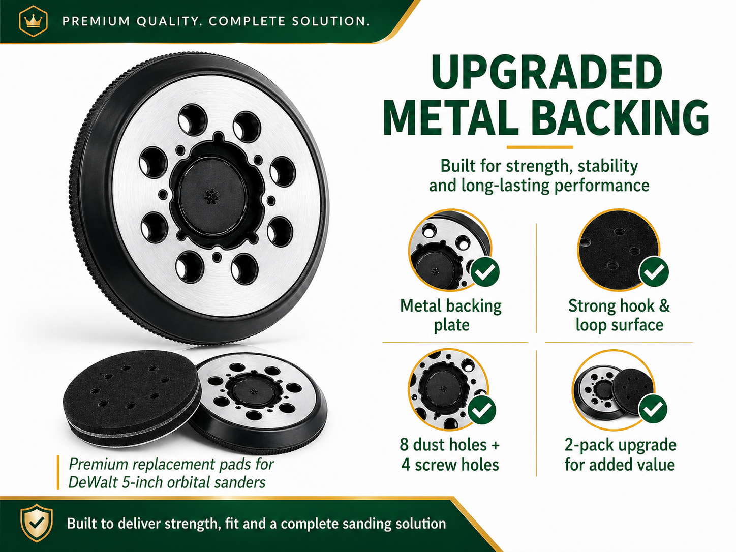 WALIFEVA Metal Backing Sander Pad 官方产品图片 15